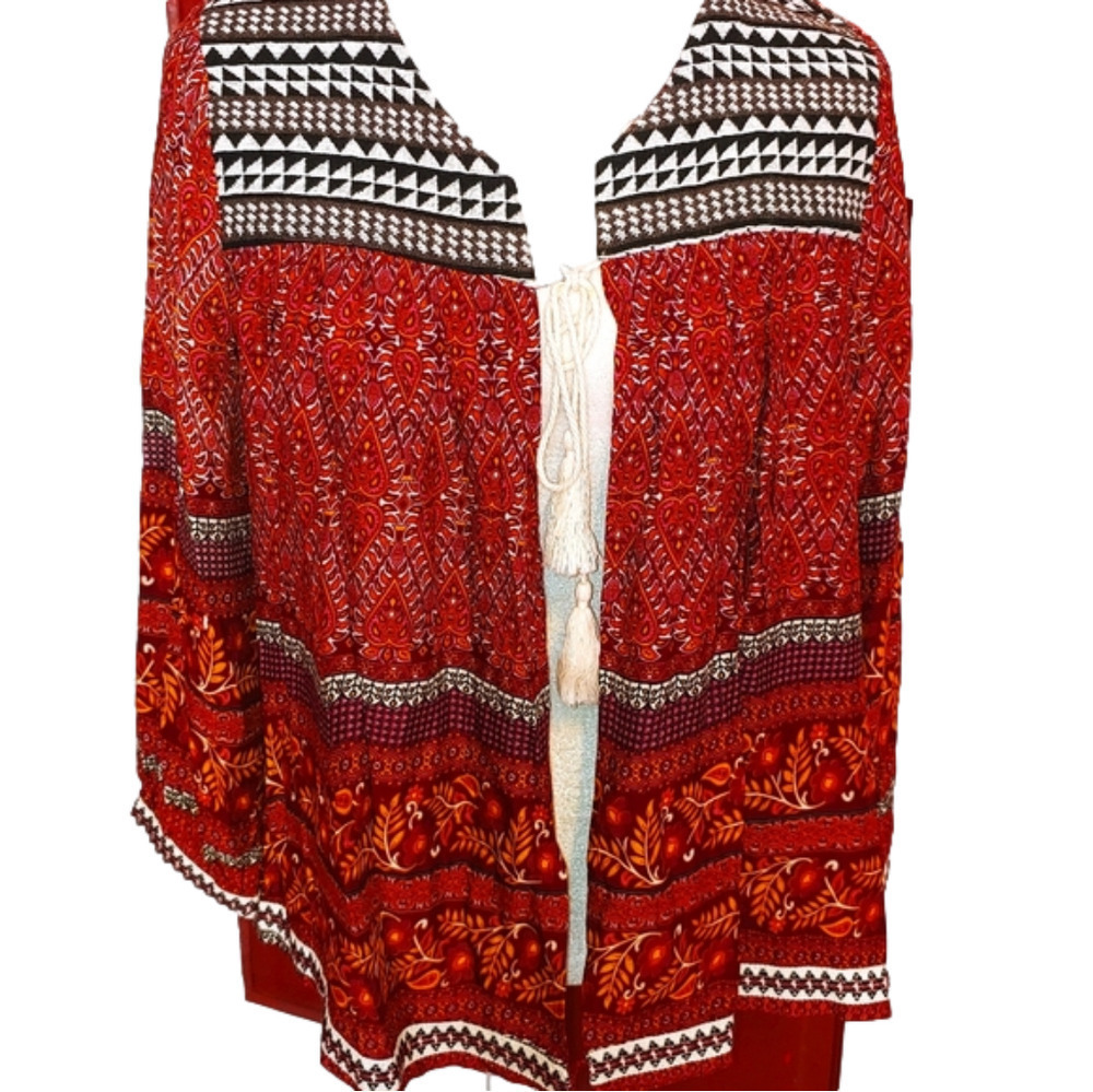 Entro Tie Cardigan SW Aztec S